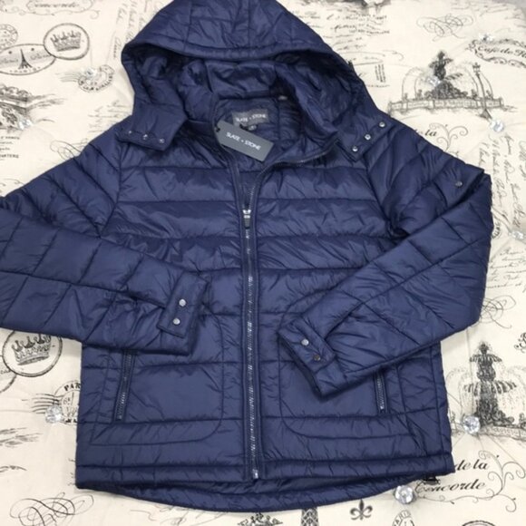 Slate & Stone Richard Quilted Removable Hood Puffer - Picture 4 of 8